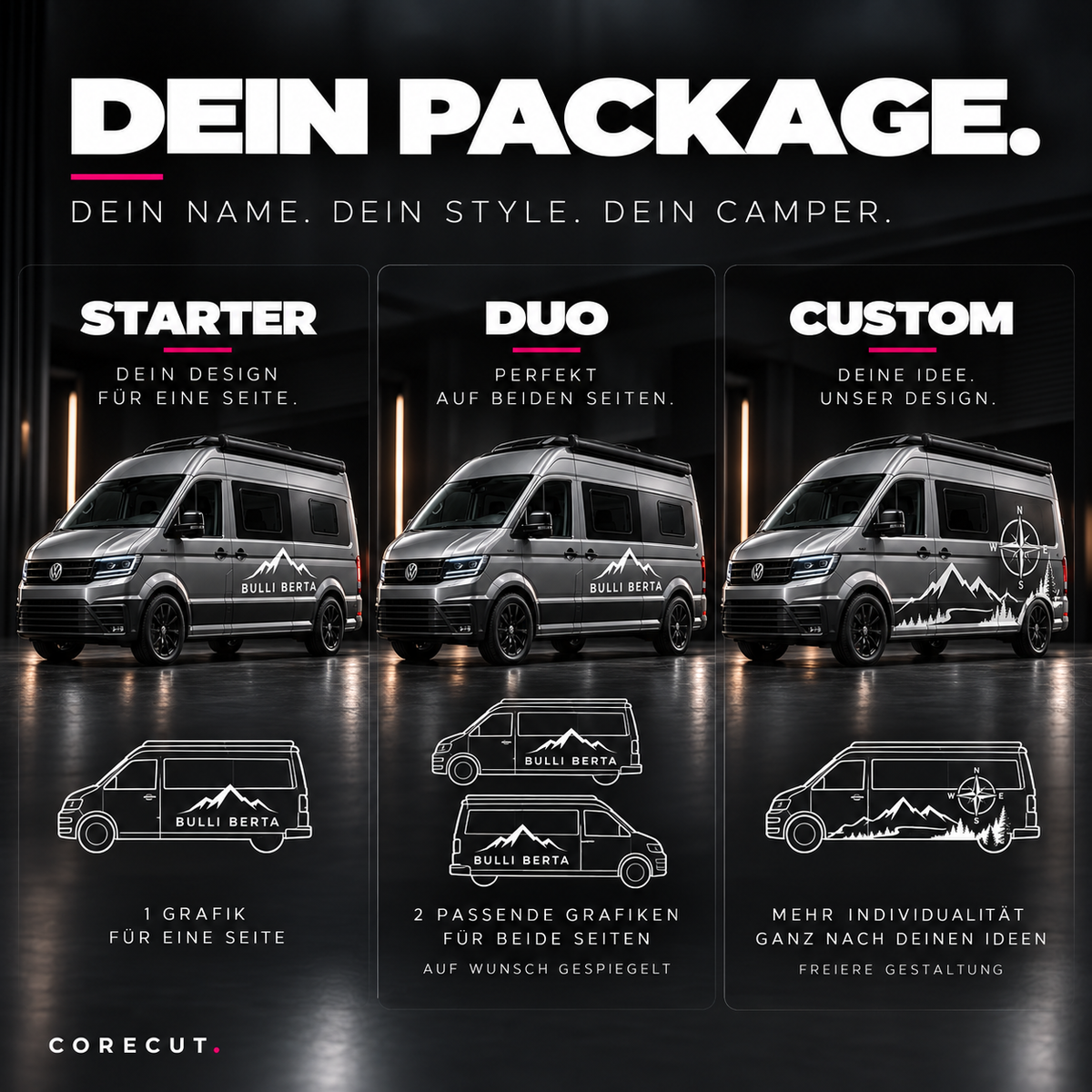 CUSTOM CAMPER GRAPHIC