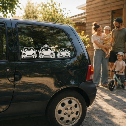 Twingo Family – 3er Sticker Set