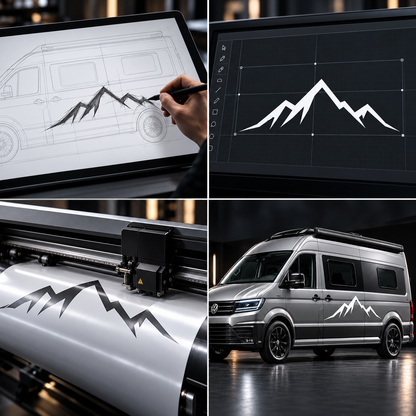 CUSTOM CAMPER SIDE GRAPHIC