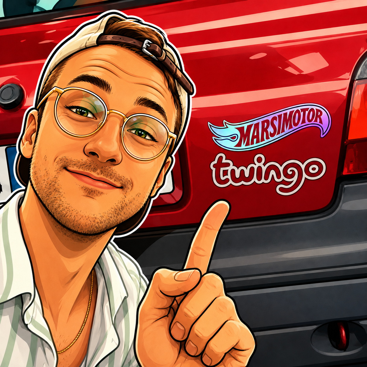 SPENDEN-AKTION - MARSIMOTOR Stickerbogen inkl. Spendenlos mit Gewinnchance