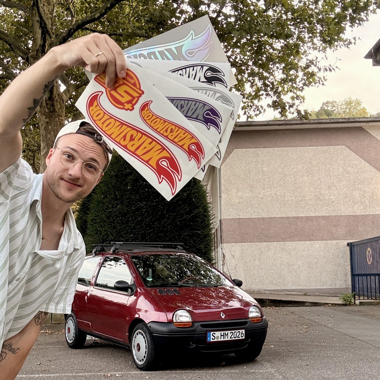 SPENDEN-AKTION - MARSIMOTOR Stickerbogen inkl. Spendenlos mit Gewinnchance