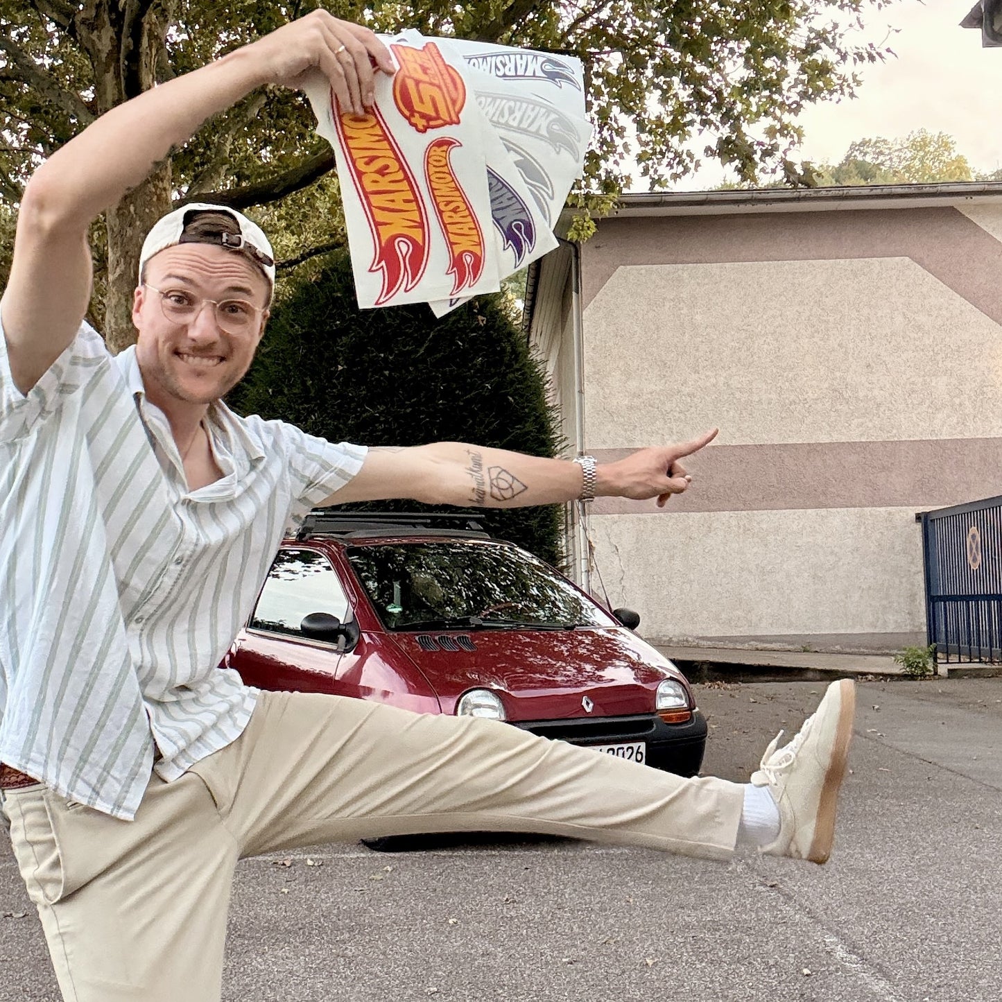 SPENDEN-AKTION - MARSIMOTOR Stickerbogen inkl. Spendenlos mit Gewinnchance