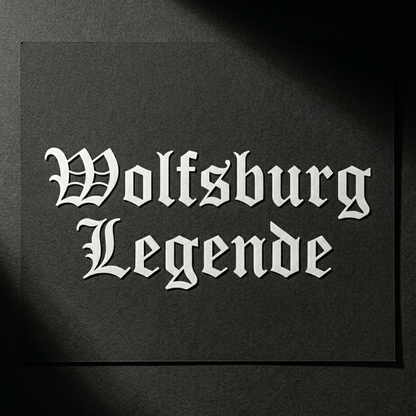 Wolfsburg-Legende – Heckscheiben-Aufkleber