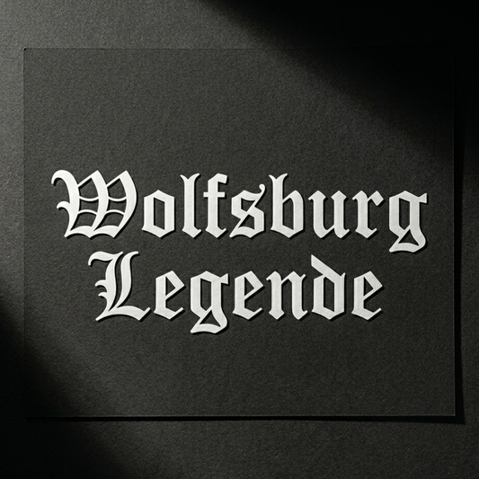 Wolfsburg-Legende – Heckscheiben-Aufkleber